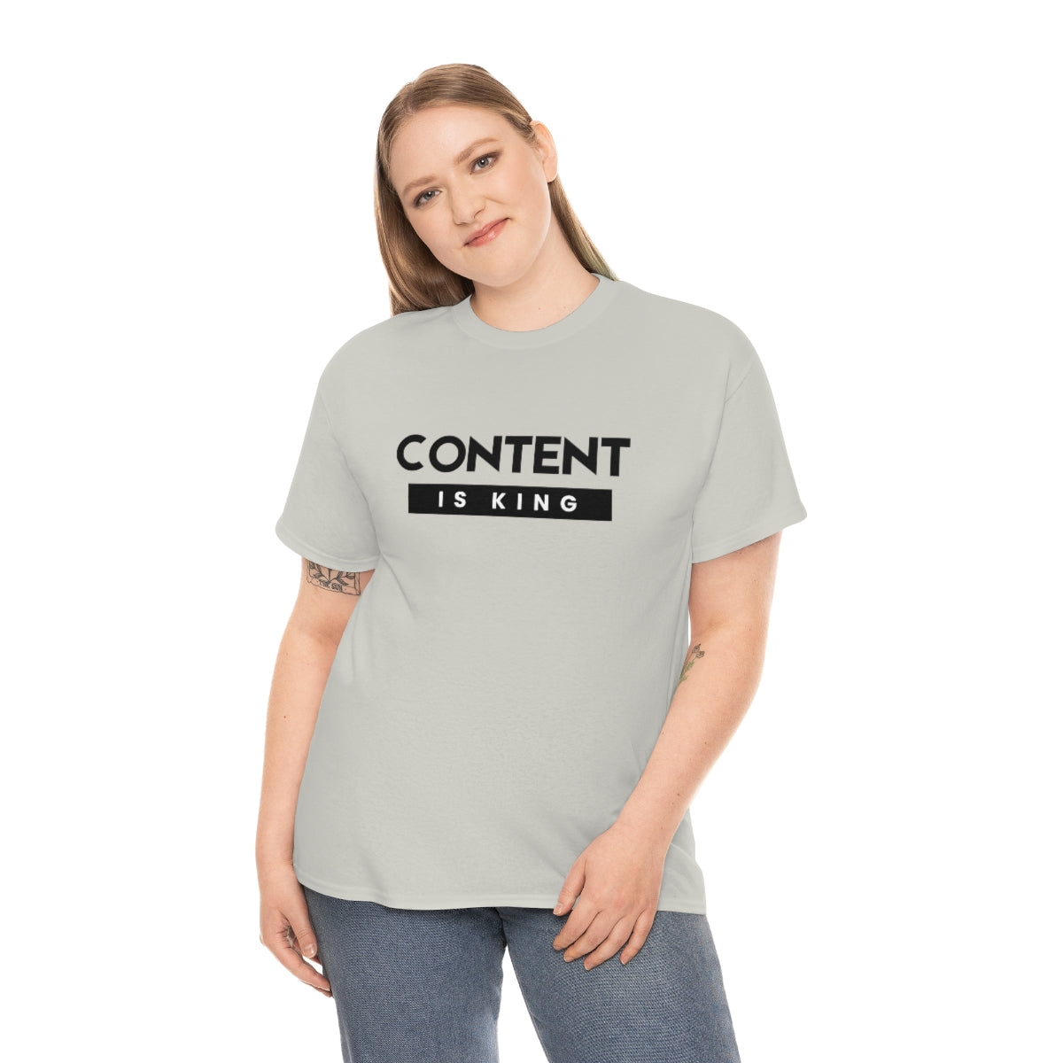 Heavy Cotton Tee - Content is King