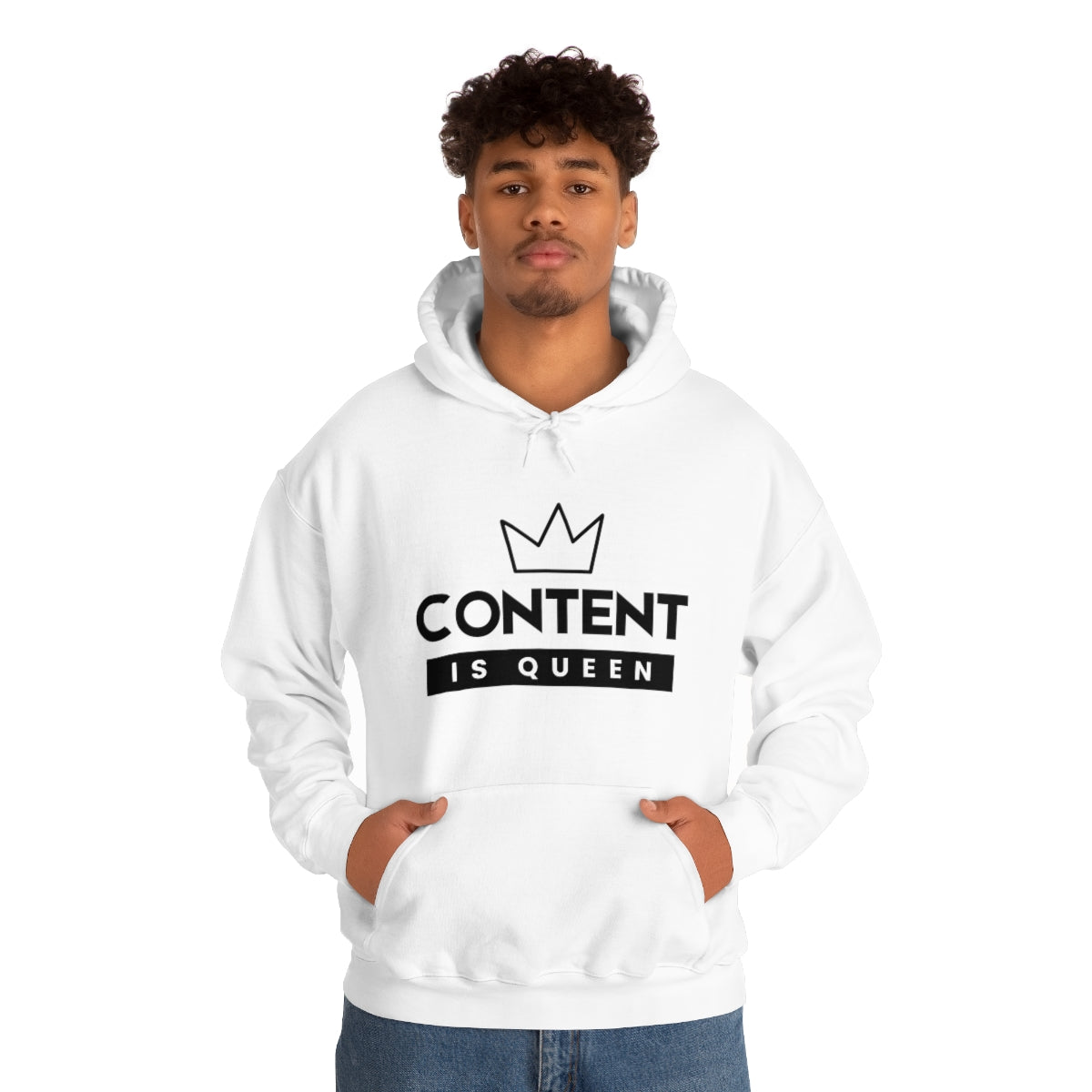 Heavy Blend™ Hooded Sweatshirt - Content is Queen