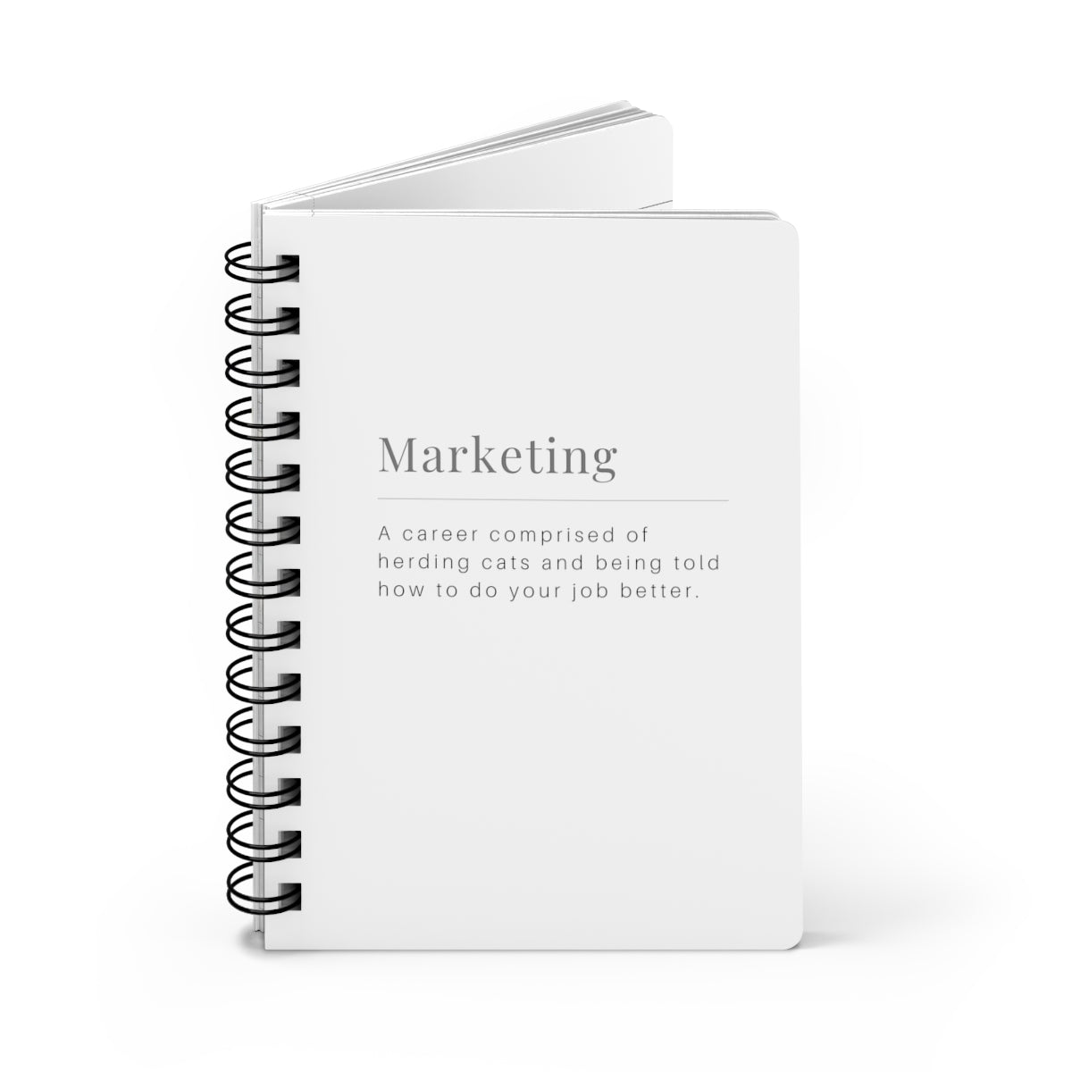 Spiral Bound Journal - Marketing - Herding Cats