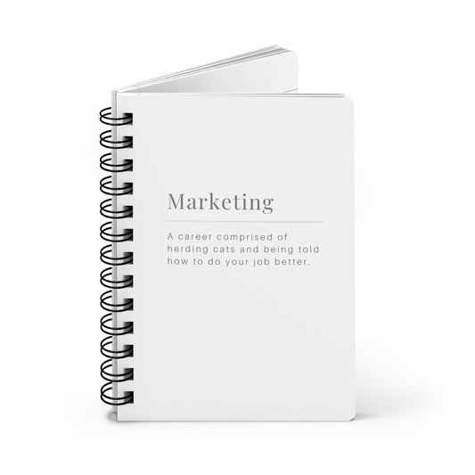 Spiral Bound Journal - Marketing - Herding Cats