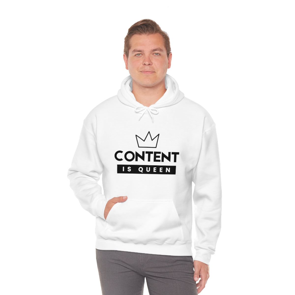 Heavy Blend™ Hooded Sweatshirt - Content is Queen