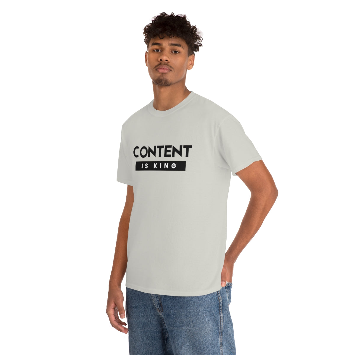 Heavy Cotton Tee - Content is King