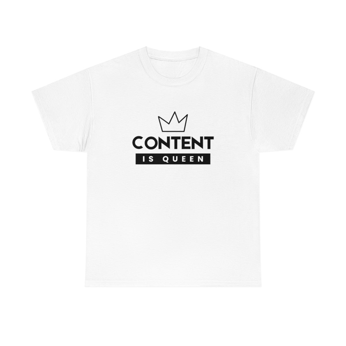 Heavy Cotton Tee - Content is Queen