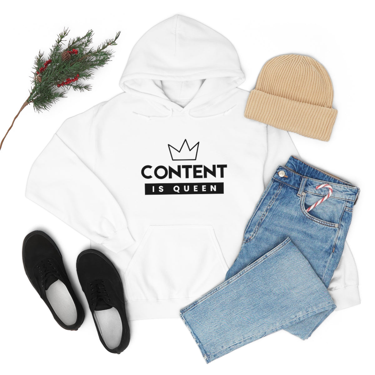 Heavy Blend™ Hooded Sweatshirt - Content is Queen