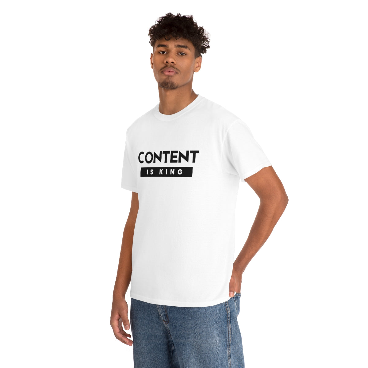 Heavy Cotton Tee - Content is King