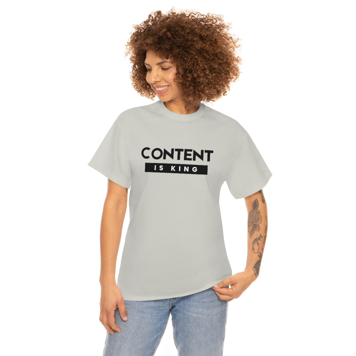 Heavy Cotton Tee - Content is King